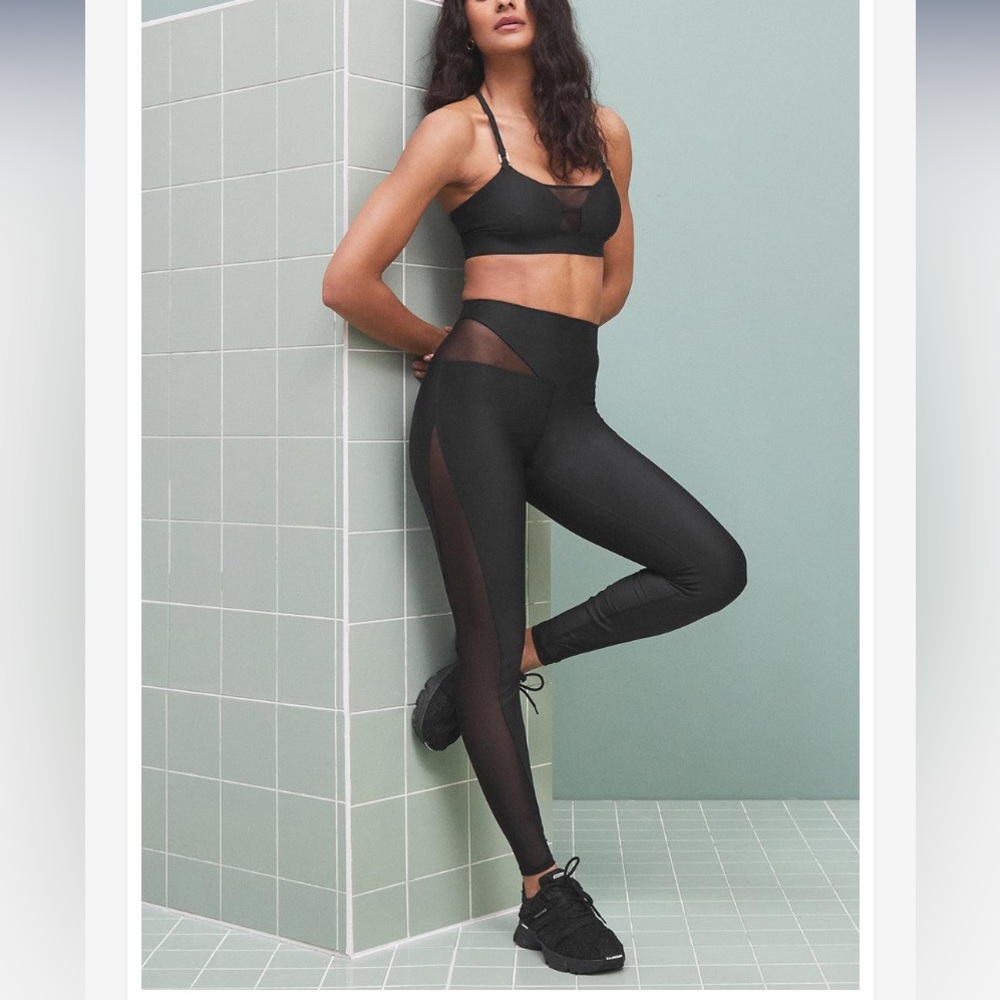 Alo Yoga Leggings | Airlift High Waist Mesh Allure Leggings